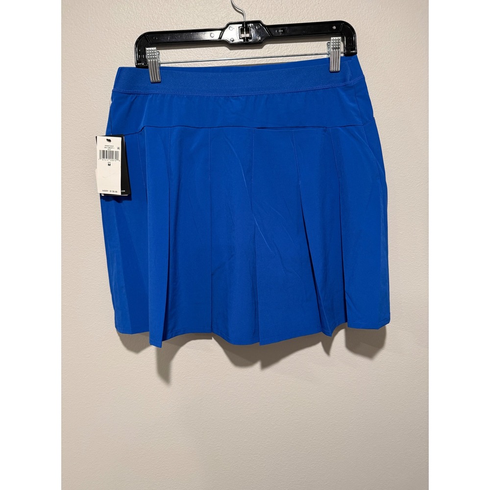 RLX Ralph Lauren Women's Blue Pleated Golf Skort Size Medium